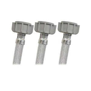 Conector Flexible T para agua 1/2" A.M. X 1/2" A.M. X 1/2" A.M.