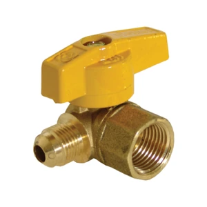 Llave de Control para Gas 1/2" FNPT X 3/8" Flare