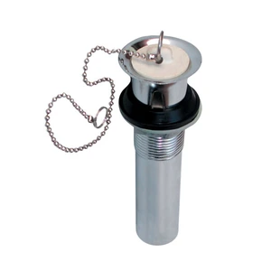 Contra de latón con tapón para Lavabo con rebosadero