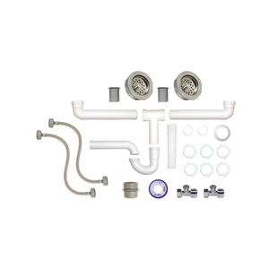 COFLEX-710631913746 / PSV-F007 Paquete para Instalación de Fregadero (2 tarjas) (Con Contracanasta)