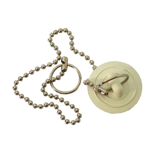 Tapón de hule con cadena