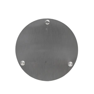 Rejilla de acero inoxidable para coladera 4" ciega