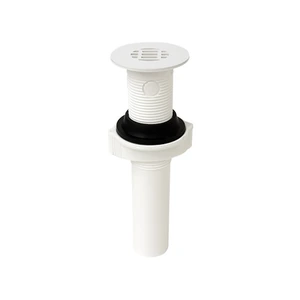 Contra plástica con rejilla blanca para Lavabo con rebosadero