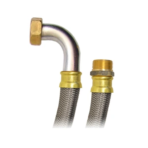 COFLEX-710631918208 / VN-B90 Conector Flexible Hidro 1" F.I.P. con codo 90° X 1" N.P.T.