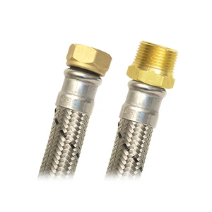 COFLEX-710631923158 / AB-L60 Conector Flexible Acero Boiler 1/2"FIP X 1/2"MIP