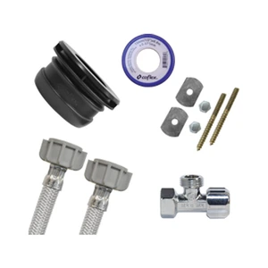 Paquete para instalación de sanitario con Conector Flexible de 1/2"