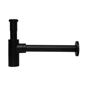 Céspol para Lavabo estilo minimalista en acabado negro mate