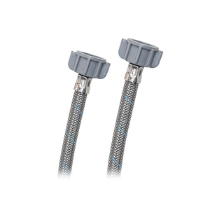 Conector Flexible para agua 1/2" AM X 1/2" AM para Lavabo /