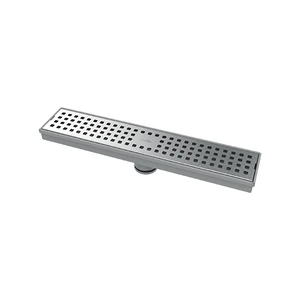 Coladera lineal residencial de acero inoxidable de 30 cm