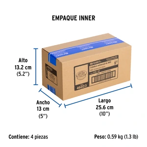 Coladera de ABS con rejilla cromada 5