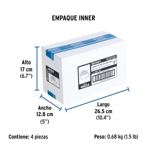 Foset Coladera de ABS salida lateral y rejilla 5