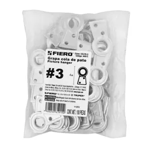 Fiero Bolsa con 100 colas de pato #3, 4 cm altura, 11.2 mm ojillo