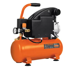 19215 / COMP-10L Compresor de aire, lubricado, horizontal 10L 2HP 127V Truper