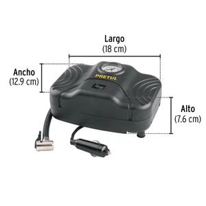 Compresor de aire para auto, 12 V, Pretul