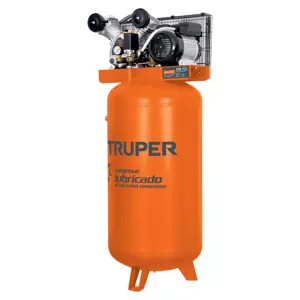 15657 / COMP-180LV Compresor de aire, con banda, vertical 180L 4HP, 220V Truper