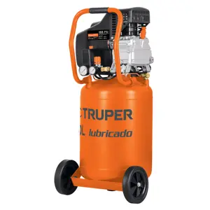 19360 / COMP-50LV Compresor de aire, lubricado, vertical 50L 3½HP 127V Truper