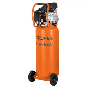 15656 / COMP-80LV Compresor de aire, lubricado, vertical 80L 3½HP 127V Truper