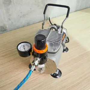 Compresor de diafragma para aerógrafo, 1/5 HP, 110 V, Truper