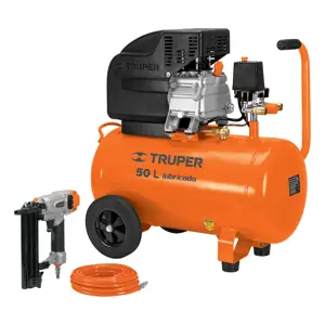 101455 / COMP-KIT50C Kit compresor 50 L, clavadora CLNE-18 cal 18 y manguera