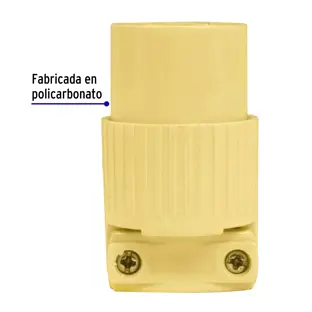 Contacto industrial plástico polarizado, Volteck