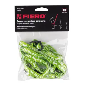 44294 / COPE-10 Correa con pechera para perro, 1 cm ancho, Fiero