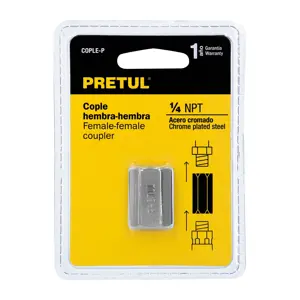 27027 / COPLE-P Cople acero, cuerda 1/4 NPT, Pretul