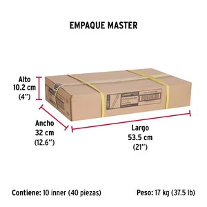 Hermex Bolsa con 2 correderas extensión 50 cm p/cajón, ancho 2.5 cm