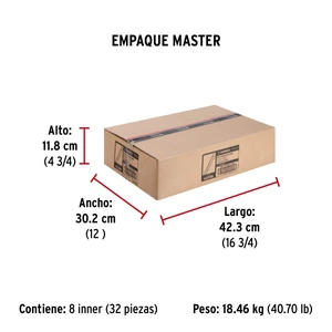 Hermex Bolsa con 2 correderas extensión 40 cm p/cajón, ancho 3.5 cm