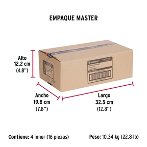 Hermex Bolsa con 2 correderas extensión 30 cm p/cajón, ancho 4.5 cm