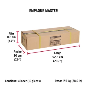 Hermex Bolsa con 2 correderas extensión 50 cm p/cajón, ancho 4.5 cm
