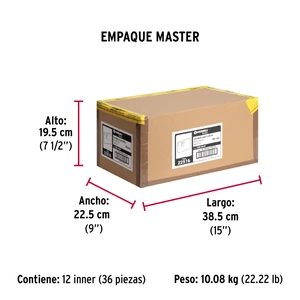Candado antipalanca 60 mm cuerpo de hierro, Hermex Basic