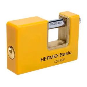 Candado antipalanca 85 mm cuerpo metálico, Hermex Basic