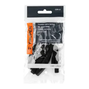 14306 / COR-LS Cordón para lentes de seguridad, ajustable, Truper