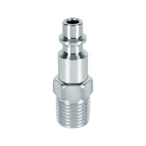 27023 / CORAL-MA-1/4P Conector rápido, tipo M, cuerda 1/4 NPT, macho Pretul