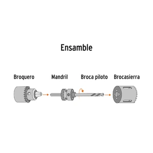Brocasierra diamante 1-1/2