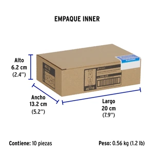 Contacto sencillo, cara de chino,  Standard, marfil, Volteck