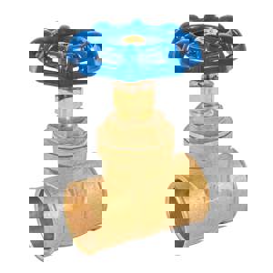 49027 / COSO-1-1/2 TRUPER Valvula de compuerta de laton soldable de 1 1 ...