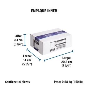 Contacto de sobreponer dúplex 2 polos+ tierra, ABS, Volteck