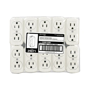 Contacto de sobreponer dúplex 2 polos+tierra, granel, Basic
