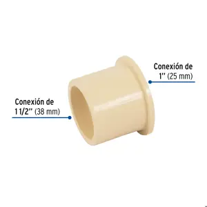 Reducción bushing CPVC 1-1/2