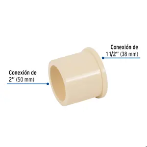 Reducción bushing CPVC 1-1/2