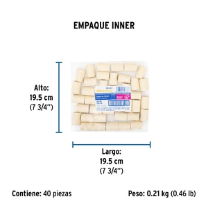 Cople de CPVC de 1/2