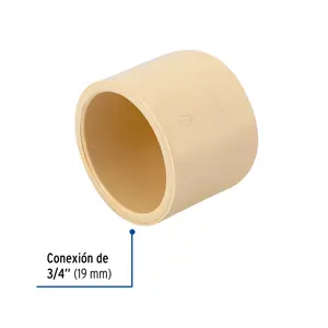 Tapón de CPVC 3/4