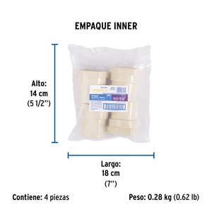 Conector hembra CPVC 1-1/2