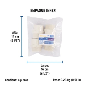 Conector macho CPVC 1-1/2