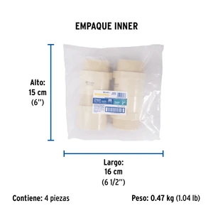 Conector macho CPVC 2