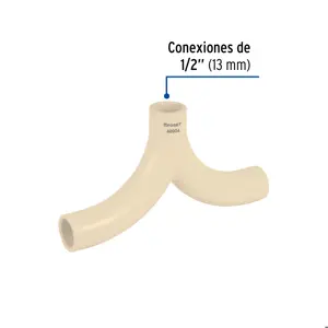 Mezclador tipo bigote de CPVC 1/2