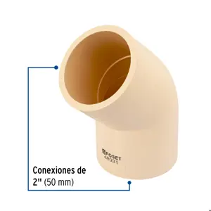 Codo 45° CPVC de 2