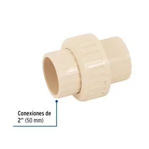 Tuerca unión lisa de CPVC 2