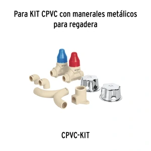 Foset Bolsa con 2 cartuchos cerámicos p/llaves de empotrar de CPVC